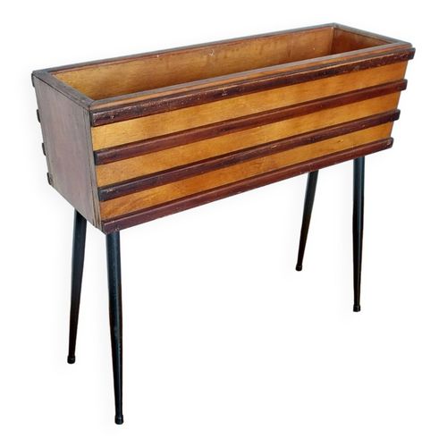 Jardinire Daposintrieur En Bois Sur Pied Vintage Bois