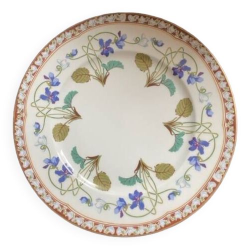 Assiette Impratrice Eugnie Haviland Limoges Multicolore