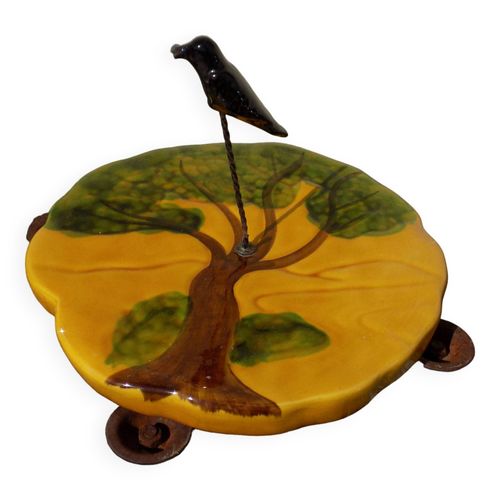 Plateau Fromage Vallauris Le Corbeau Sans Le Renard Marron