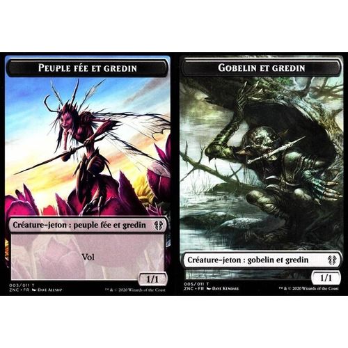 Token - Peuple Fée Et Gredin / Gobelin Et Gredin - Magic - Deck Commander Renaissance De Zendikar - Recto/Verso 3 - 5