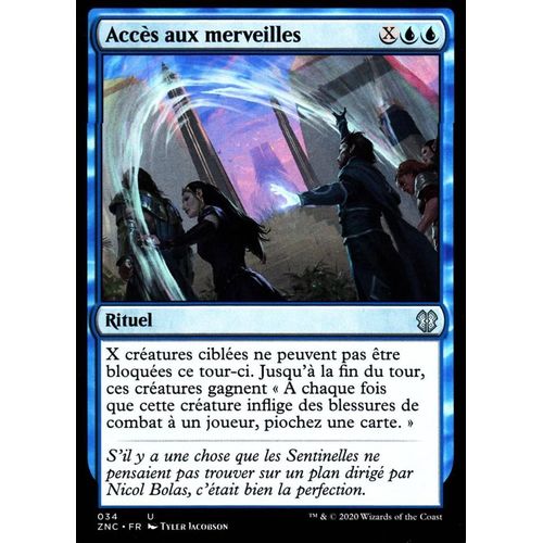 Accès Aux Merveilles - Magic - Deck Commander Renaissance De Zendikar - U - 34