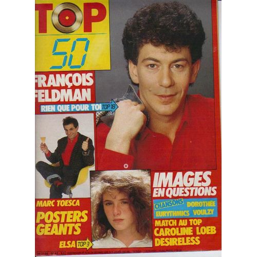Magazine * Revue * Top 50 N° 43 Elsa * Feldman * Toesca * Dorothee * Loeb * Images * 1986