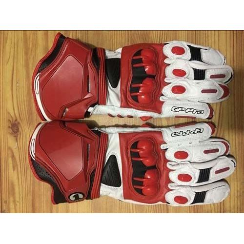 Couleur Rouge Taille M Gants De Moto En Cuir Alpine, Moto De Course Gp M1, En Cuir De Vache Pro