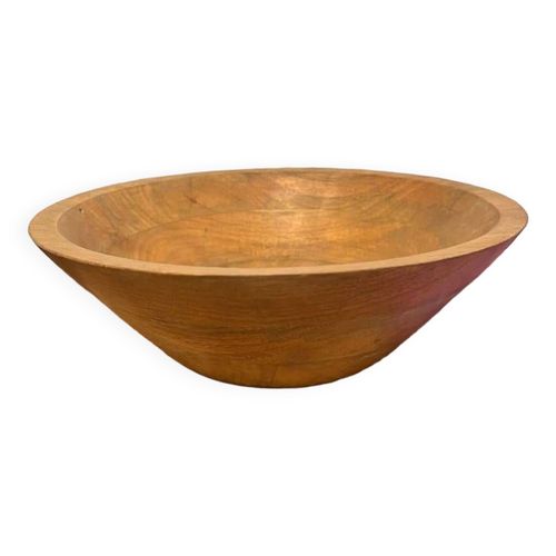 Saladier En Bois Forme Conique Marron