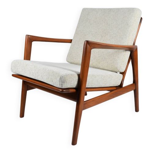 Fauteuil Daposorigine Entirement Restaur Icne Scandinave Des Annes 60 Beige