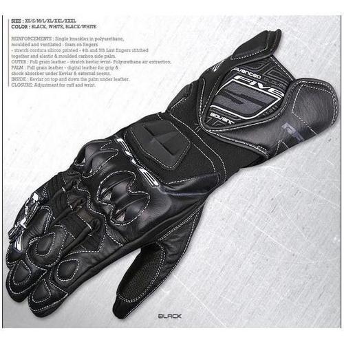 Couleur Noir Taille Xl Gants Anti-Chute Pour Moteur De Moto Tout-Terrainx Cinq 5, Avec Impression Rxx1 Racing Knight