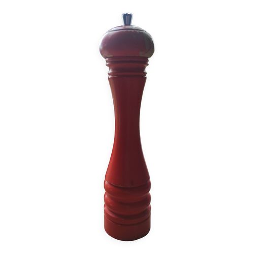 Moulin  Poivre Vintage En Bois Orange Marlux France 25cm Orange