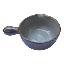 Polon Caquelon Ancien En Terre Cuite Marron