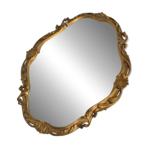Miroir baroque dore