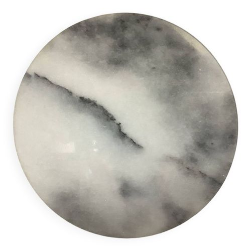 Plat Plateau Rotatif En Marbre Gris