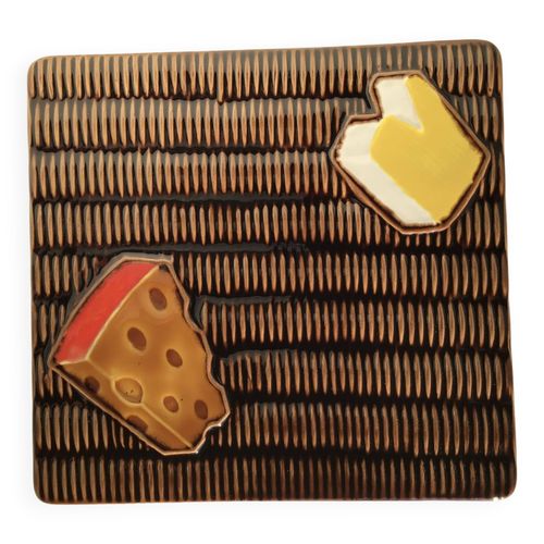 Plateau Fromage Vallauris Plat Neuf Multicolore