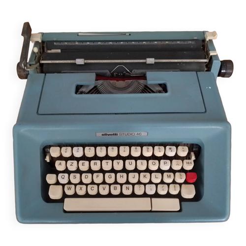 Machine Crire Olivetti Studio 46 Bleu