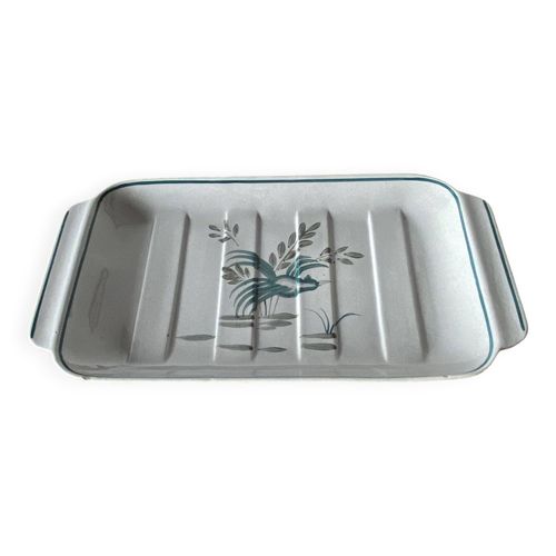 Plat Rectangulaire Digoin Sarreguemines Gris