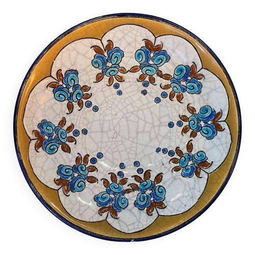 Petite Assiette Longwy Multicolore
