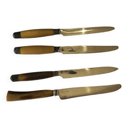 4 Couteaux Anciens Beige