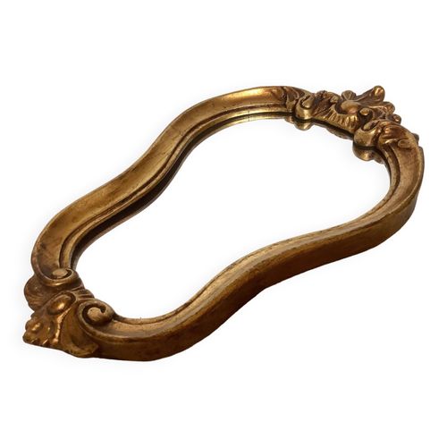 Petit miroir baroque dor dore