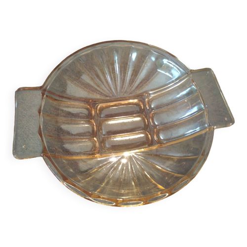 Saladier Verre Orang Vintage Orange