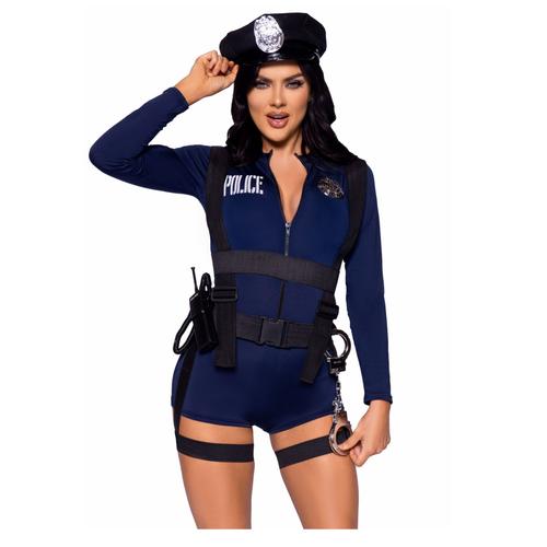 Déguisement Policière Combishort Sexy Femme - Taille: Xs (34)