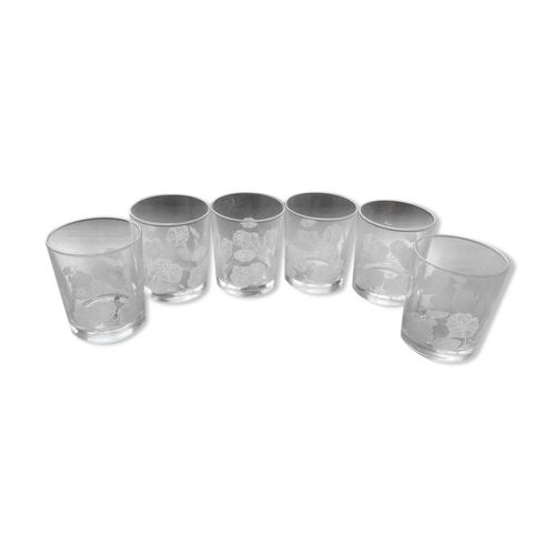 6 Verres Gobelets Collection Total Blanc