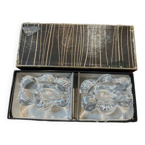 Ecrin Salire Poivrire En Cristal Sign Daum Annes 60 Transparent