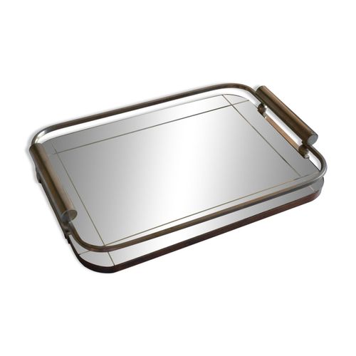 Plateau Art Dco Moderniste Argent