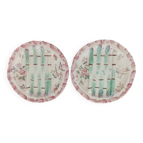 Assiettes  Asperge Longchamp Multicolore