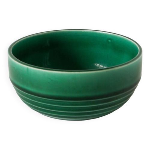 Petit Saladier  Bol En Cramique Vert Gien 1950 Vert