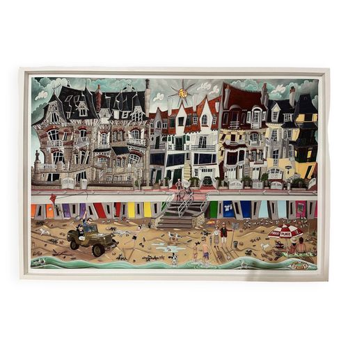 Alain Godon grandes vacances turquoise multicolore