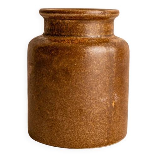 Anciens Pots  Moutarde Marron