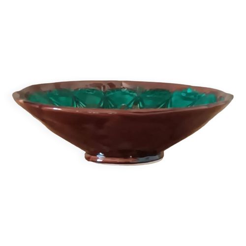 Coupe  Fruits Vallauris Marron