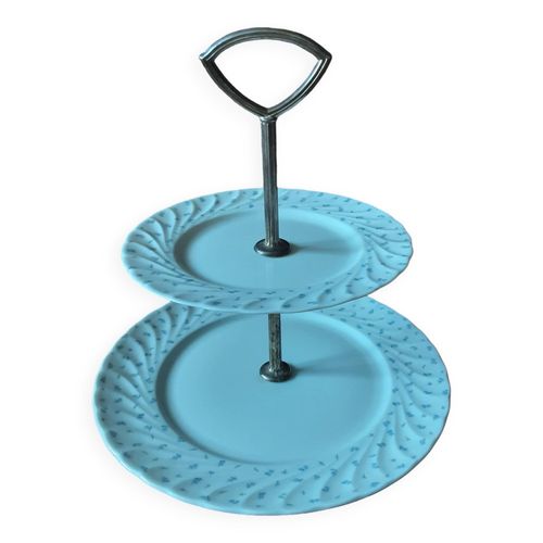 Plat Tages  Porcelaine  Philippe  Deshoulieres Multicolore