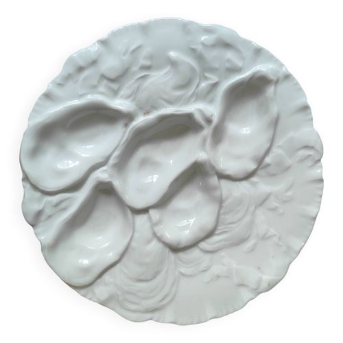 Assiette  Hutres Xixe Porcelaine Haviland Amp Co Limoges France Blanc