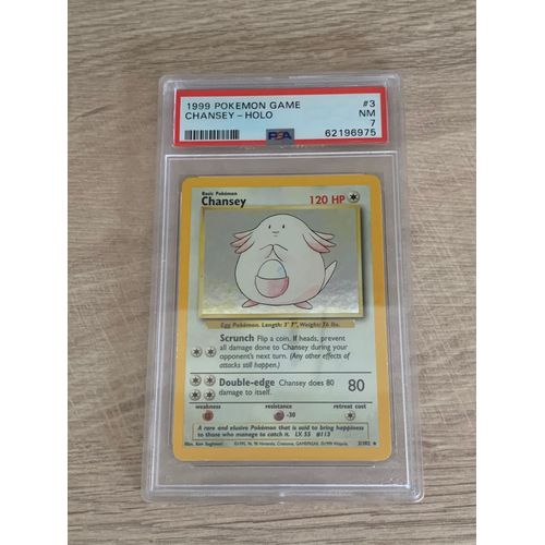 Carte Pokémon Leveinard 3/102 Holographique Du Set De Base Psa 7