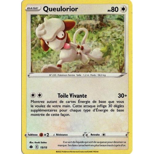 Carte Pokemon 15 Queulorior - Rare Holographique / Mac Do Mcdonald's Happy Meal 2022