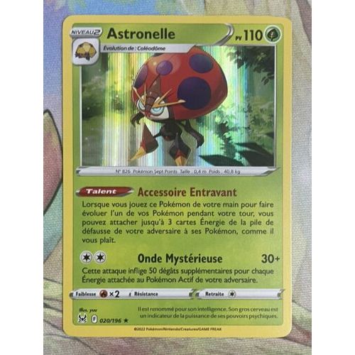 Carte Pokemon Origine Perdue / Astronelle 110pv Holo / 020 - 196