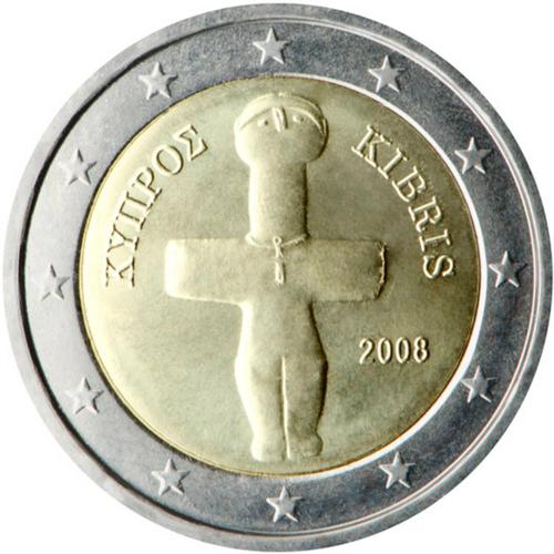 2 Euros Kibris De 2008