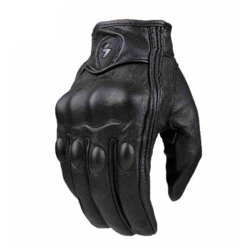 Couleur Pas De Taille De Trou S Gants De Moto Rcycle En Cuir Véritable Pour Hommes Et Femmes, Étanches, Pour Écran Tactile, Pour Motocyclette, Pour Cross Stars