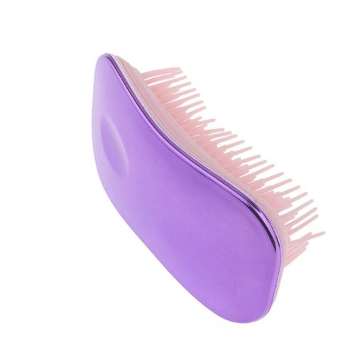 Brosse À Cheveux Pour Massage Du Cuir Chevelu,Peigne Pour Cheveux Secs - Type Purple 