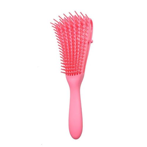 Brosse À Cheveux Pour Massage Du Cuir Chevelu,Peigne À Cheveux,Poignées Pour Femmes,Angle,Coiffure Bouclée,Outil De Soin De Salon,1 Pièce - Type Pink #B 