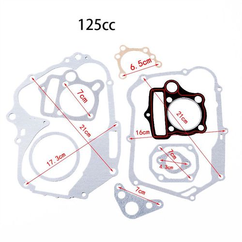 Jeu De Joints De Piston Horizontaux Pour Pit Bike,Joints De Moteur Pour Zongshen Loncin Lifan Kayo D343,Rl Go,70 Cc,90 Cc,110 Cc - Type 125cc Set