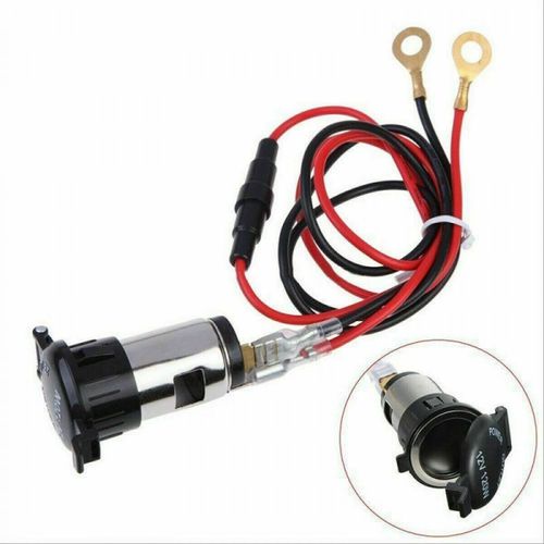 Allume-Cigare Usb 12v, Prise Étanche, Chargeur, Adaptateur D'alimentation, Câble, Fusible Pour Moteur De Coffre De Voiture, De Bateau, De Quad