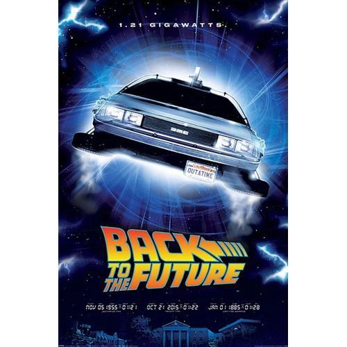 Back To The Future / Retour Vers Le Futur - 1.21 Gigawatts - 61x91,5cm - Affiche / Poster - Envoi Roulé