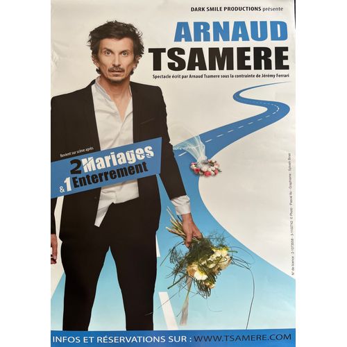 Arnaud Tsamere - 2022 - 84x120cm - Affiche / Poster - Envoi Roulé