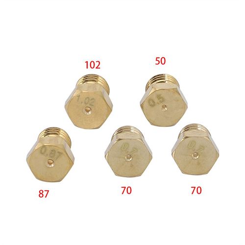 Injecteurs De Table De Cuisson M6 X 0.75,Brûleurs À Gaz Propane,Kit Gpl,Buses À Jets,50 70 70 87 102,5 Pièces