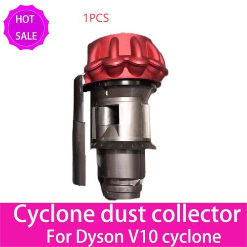 Collecteur de poussière cyclone pour Dyson v10,filtre HEPA d'origine,pièces d'aspirateur robot,accessoires de tête moteur,SV12 - Type Short red length