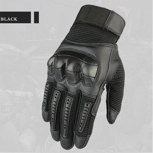 Couleur Noir Taille M Gants De Moto En Cuir Pour Hommes, Équipement De Protection Pour Motocross, Course D'enduro