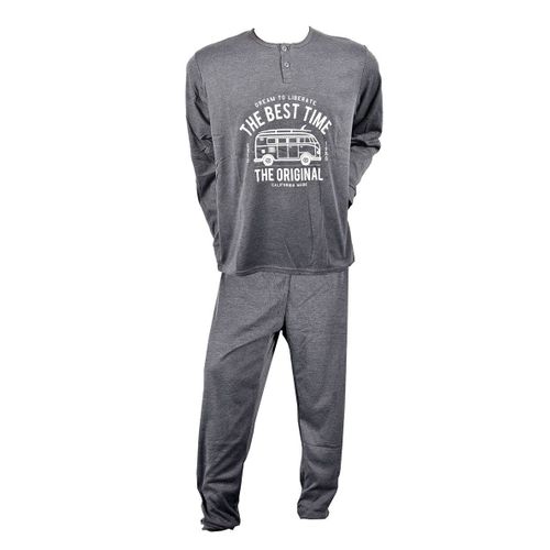 Pyjama Homme Long Sweet Secret C2710 Van Life Gris
