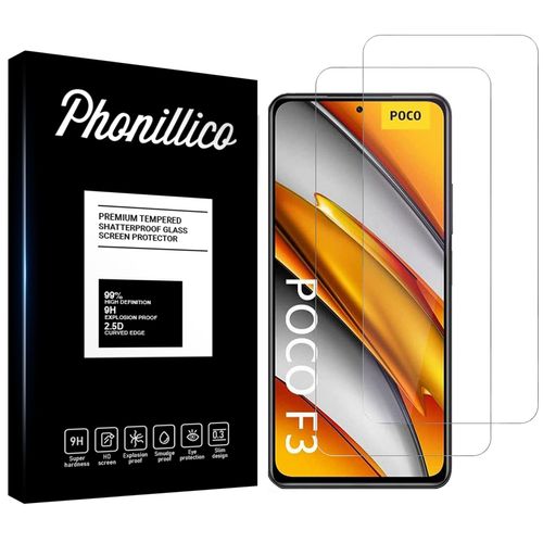 Verre Trempe Pour Xiaomi Poco F3 [Pack 2] Film Vitre Protection Ecran Phonillico©