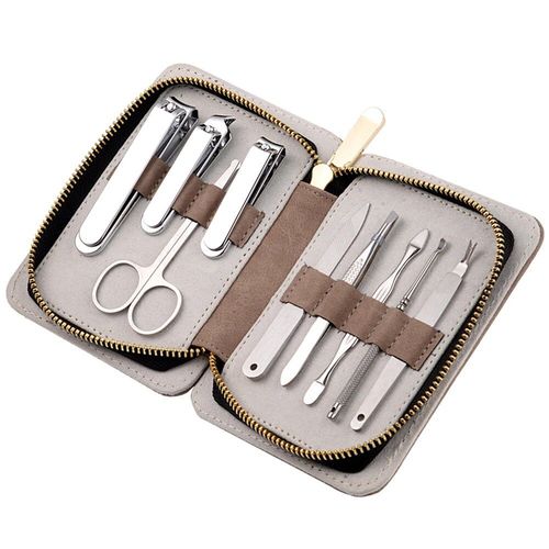 Ensemble De Coupe-Ongles Professionnel En Acier Inoxydable,Manucure Et Pédicure,Coupe-Ongles,Ciseaux À Ongles,Outils De Toilettage Pour Hommes Et Femmes - Type 9 Pieces In Set 