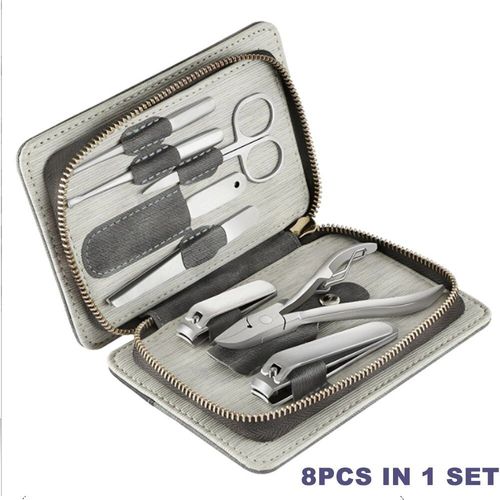 Ensemble De Coupe-Ongles Professionnel En Acier Inoxydable,Manucure Et Pédicure,Coupe-Ongles,Ciseaux À Ongles,Outils De Toilettage Pour Hommes Et Femmes - Type 8 Pieces In Set 